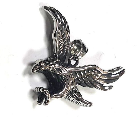 Colgante acero Aguila Alas Abiertas - URA Moto