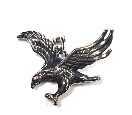 Colgante acero Aguila Alas Abiertas - URA Moto