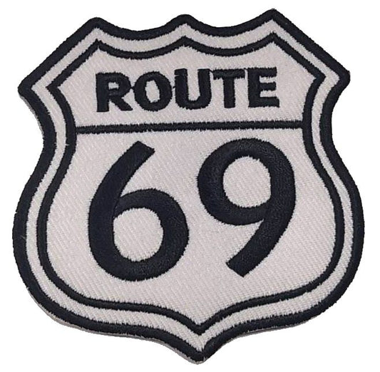 Parche Bordado Route 69 - URA Moto