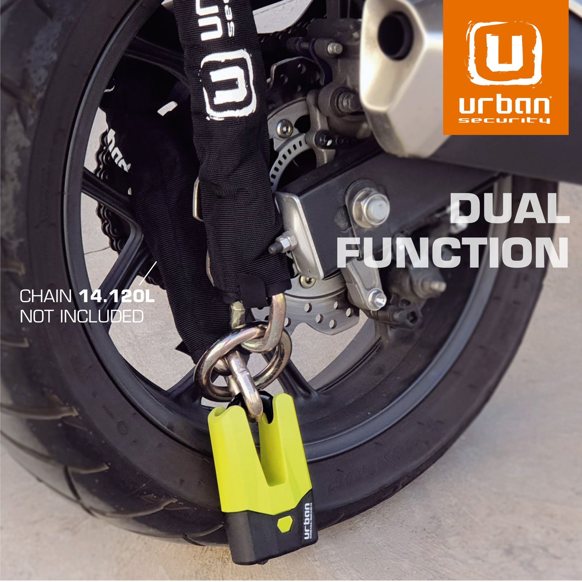 Antirrobo Moto Urban U9DY - URA Moto