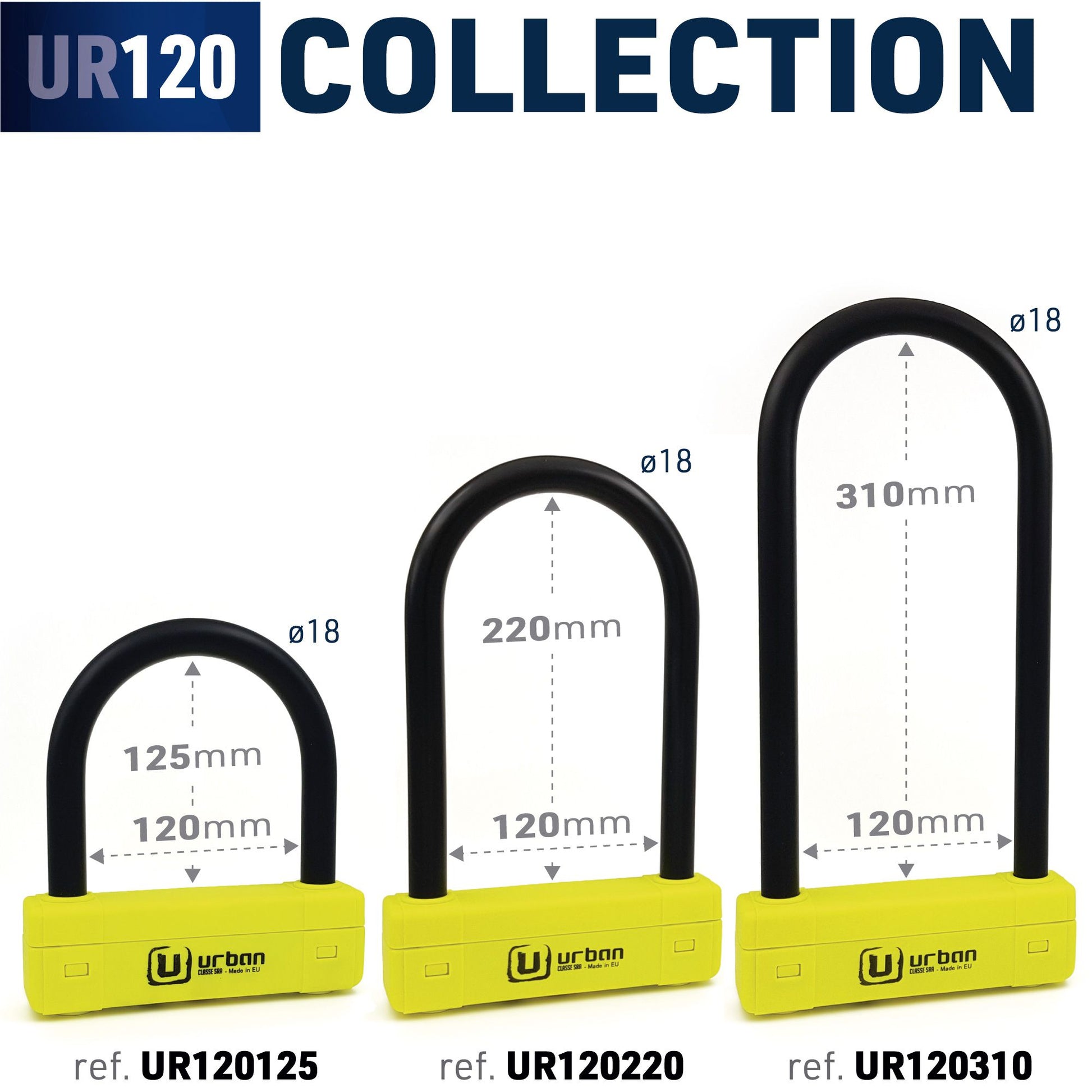 Antirrobo Moto Urban  U UR120125 - URA Moto