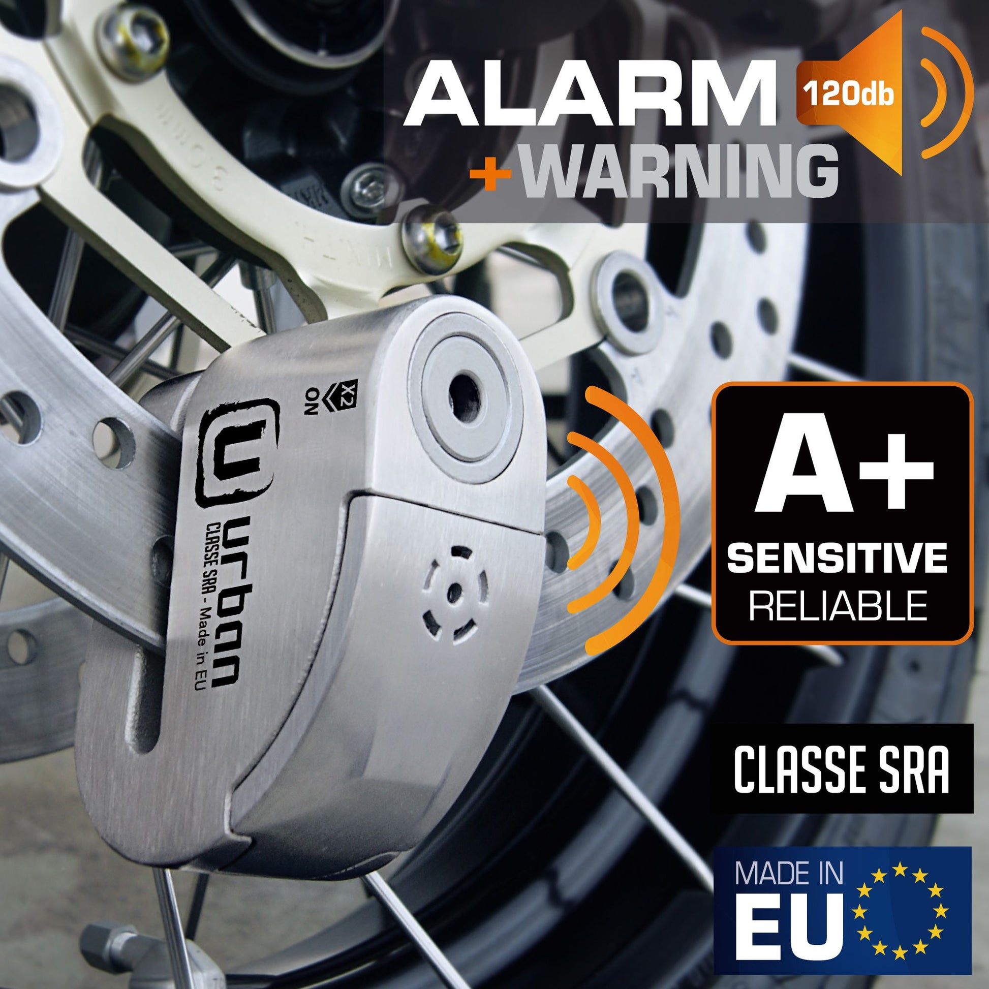 Antirrobo Alarma Moto Urban UR14S - URA Moto