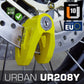 Antirrobo Moto Disco Urban UR208 Amarillo - URA Moto