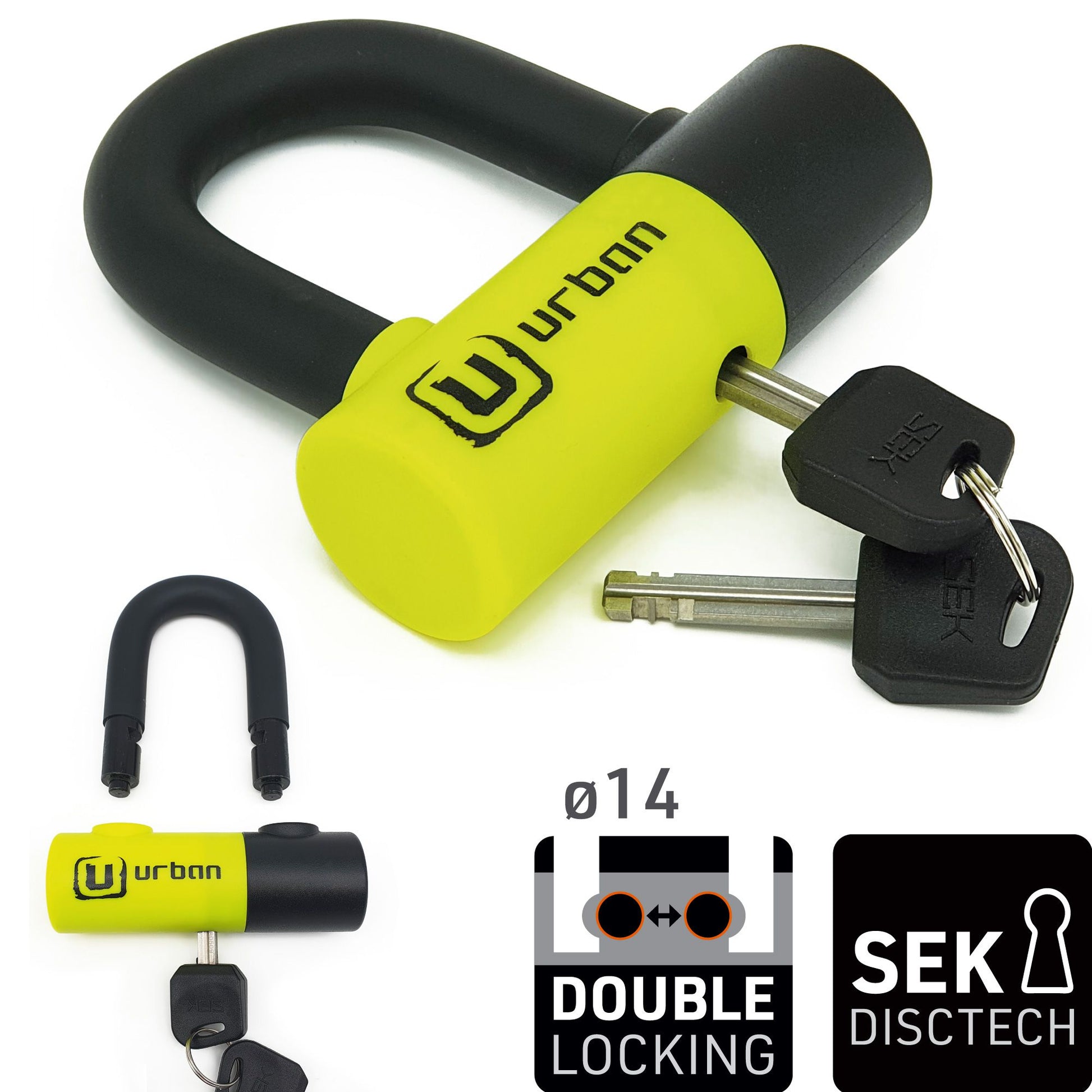 Antirrobo Disco Moto Urban Mini U UR59 - URA Moto