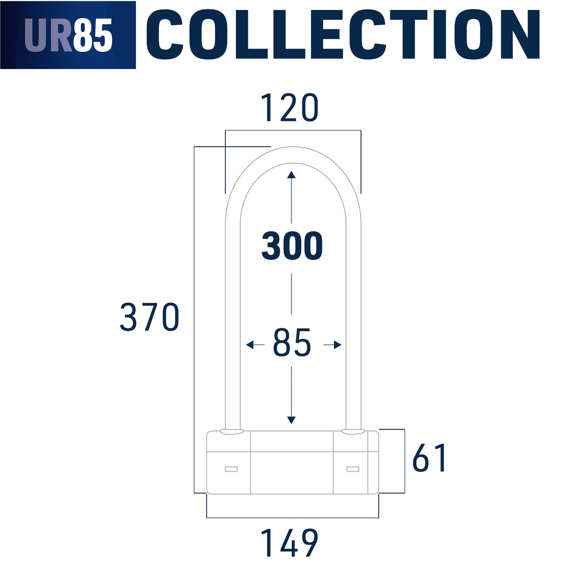 Antirrobo Moto Urban  U UR85300Y - URA Moto