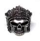Anillo acero calavera Indian - URA Moto