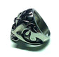 Anillo acero calavera señales - URA Moto