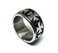 Anillo acero cruz de malta - URA Moto