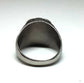Anillo Acero Cruz lateral labrado - URA Moto