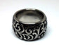 Anillo acero flores grandes cenefa - URA Moto