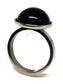 Anillo Acero Piedra Turquesa Negra - URA Moto