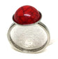 Anillo Acero Piedra Turquesa Roja - URA Moto
