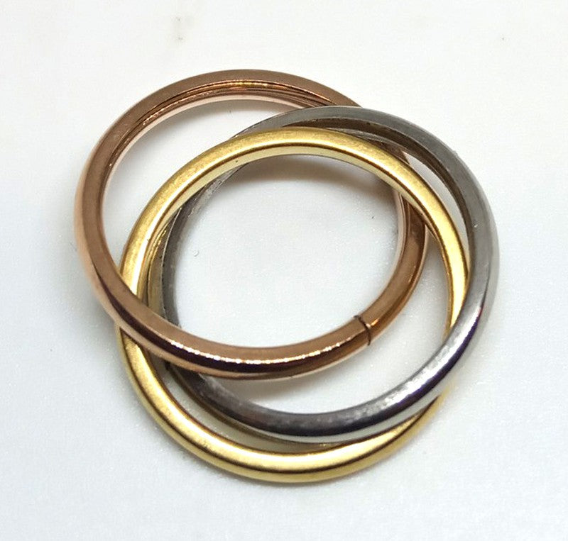 Anillo Acero Triple Color - URA Moto