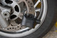 Antirrobo candado aleacion aluminio con alarma negro - URA Moto