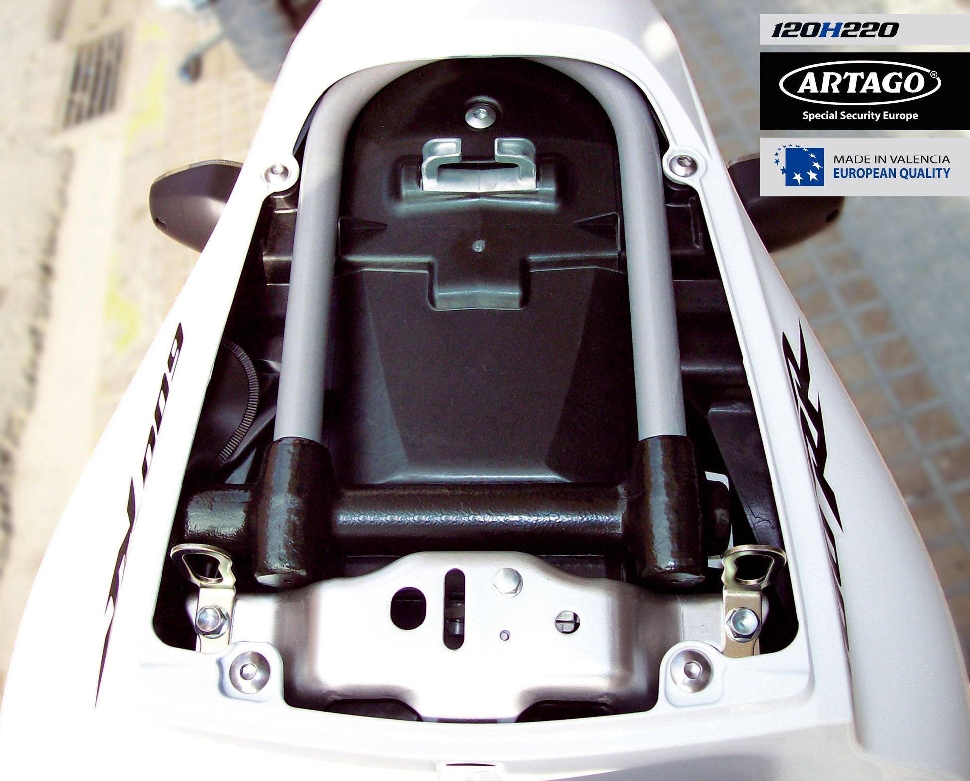 Antirrobo Moto Artago  U 120H220 - URA Moto