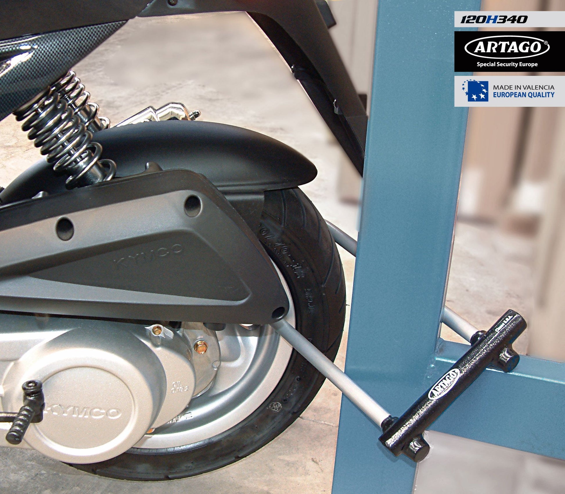 Antirrobo Moto Artago  U 120H220 - URA Moto