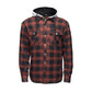 Camisa Kevlar West Coast Choppers Austin Rojo-Negro - URA Moto