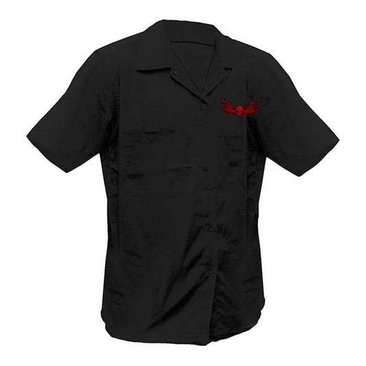 Camisa Lethal Threat I Shoot Back Negra - URA Moto