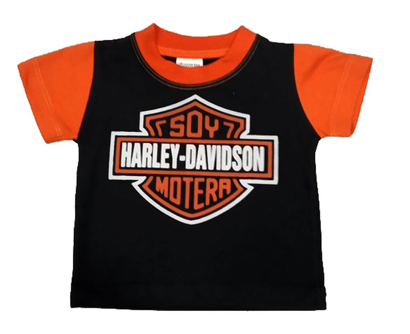 Camiseta Bebé Harley motera - URA Moto
