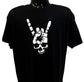 Camiseta manga corta Calavera cuernos - URA Moto