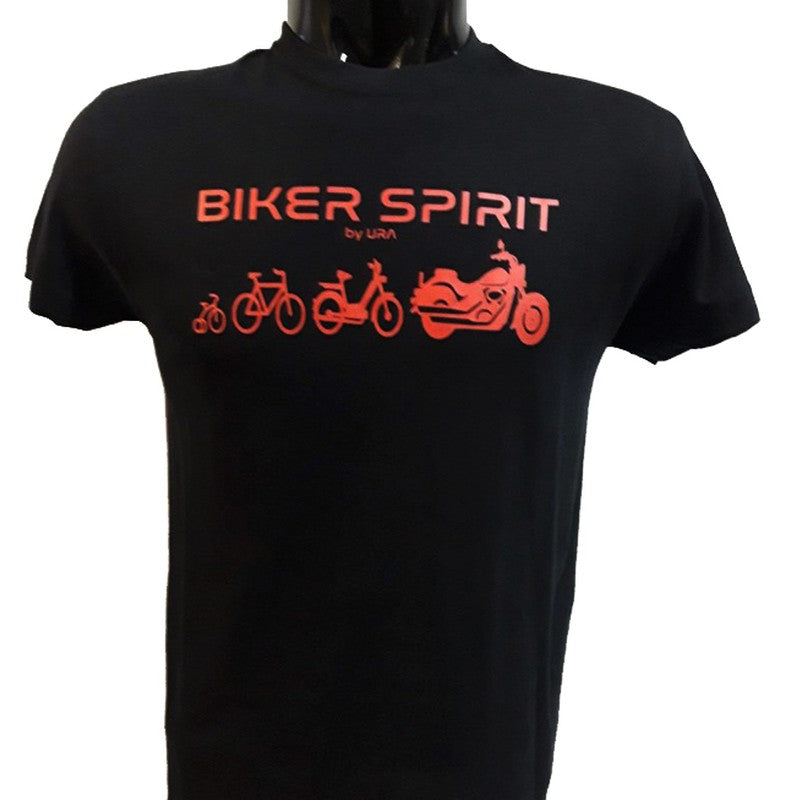 Camiseta manga corta Evolución Motera Biker Spirit - URA Moto