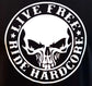 Camiseta manga corta Live Free Ride Hardcore - URA Moto