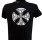 Camiseta unisex manga corta Cruz Celta filigranas - URA Moto