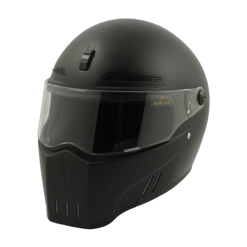 Casco Moto Integral Bandit Alien II Negro Mate - URA Moto