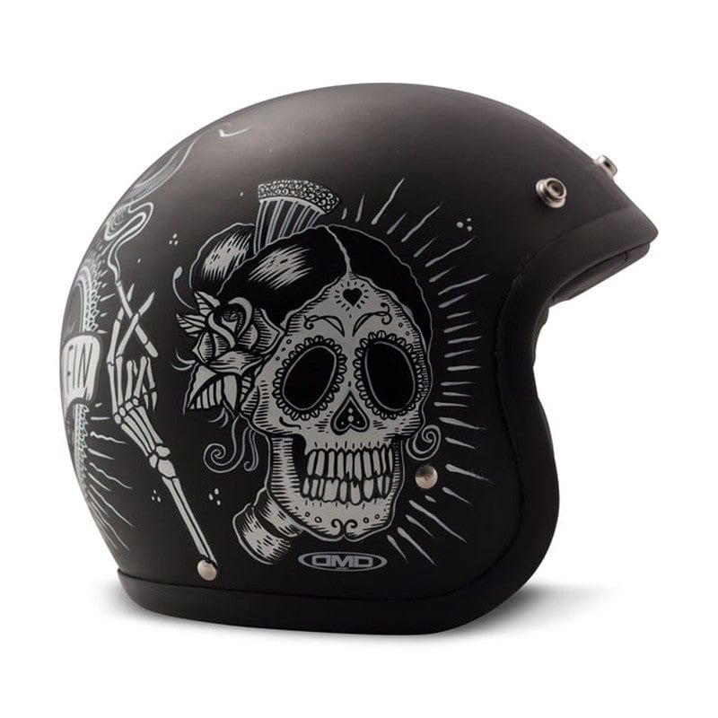 Casco Moto Jet DMD Vintage Sin Fin - URA Moto