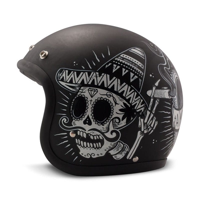 Casco Moto Jet DMD Vintage Sin Fin - URA Moto