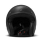 Casco Moto Jet DMD Vintage Solid Black - URA Moto