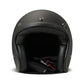 Casco Moto Jet DMD Vintage Solid Matte Black - URA Moto