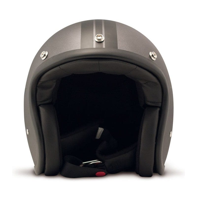 Casco Moto Jet DMD Vintage Star Grey - URA Moto