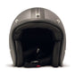 Casco Moto Jet DMD Vintage Star Grey - URA Moto