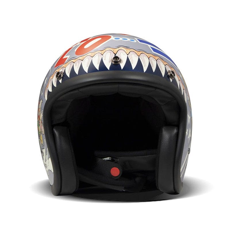Casco Moto Jet DMD Vintage Wolf - URA Moto