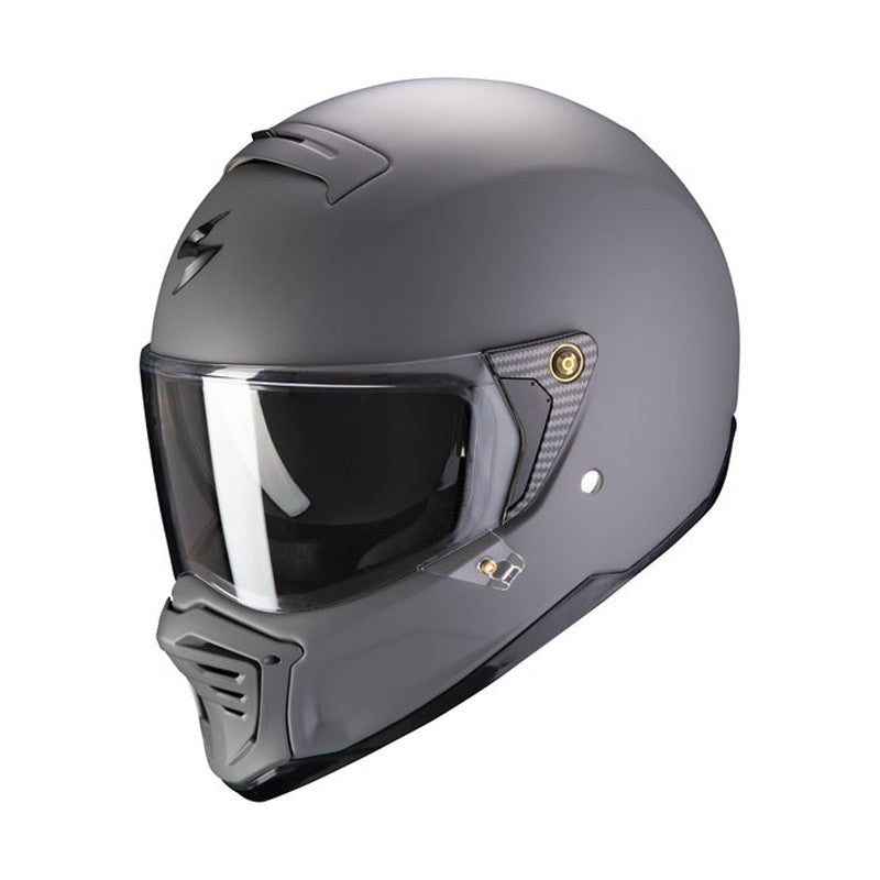 Casco Moto Scorpion Exo-HX1 Solid Gris Mate - URA Moto