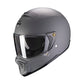 Casco Moto Scorpion Exo-HX1 Solid Gris Mate - URA Moto