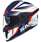 Casco moto SMK Integral (Fibra de carbono DUAL) Titan Slick Decorado Brillo (GL153) - URA Moto