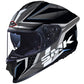Casco moto SMK Integral (Fibra de carbono DUAL) Titan Slick Decorado Brillo (GL265) - URA Moto