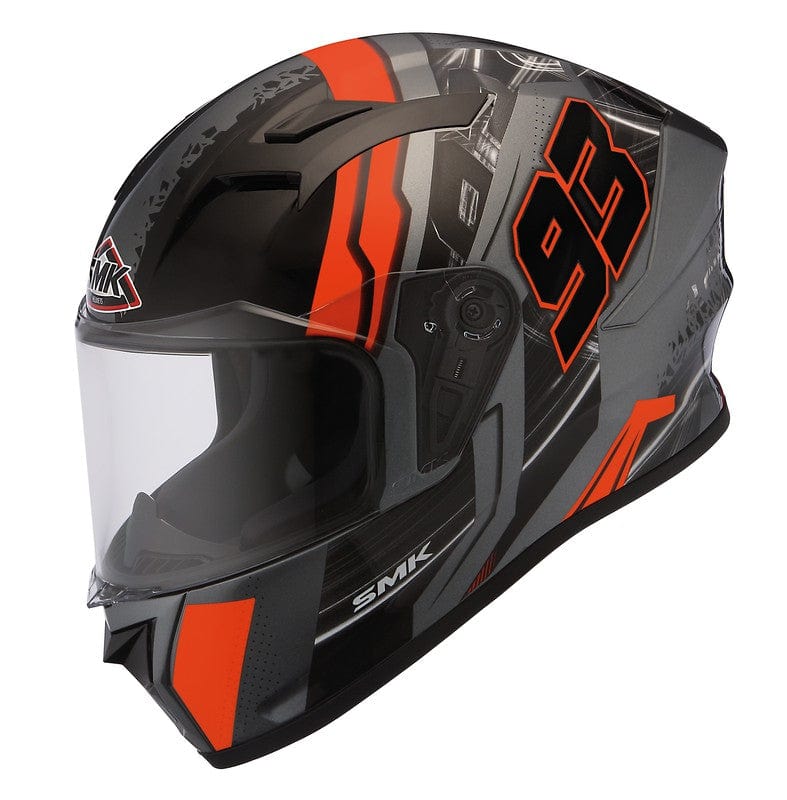 Casco moto SMK Integral Stellar Swank Decorado Mate (MADA672) - URA Moto