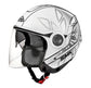Casco moto SMK Jet Cooper Essence Decorado (GL162) - URA Moto