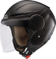 Casco moto SMK Jet Streem Negro Brillo (GL200) - URA Moto