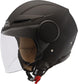 Casco moto SMK Jet Streem Negro Mate (MA200) - URA Moto