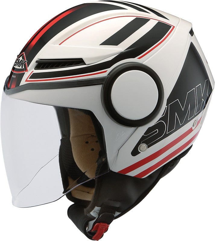 Casco moto SMK Jet Streem Sonic Decorado Brillo (GL123) - URA Moto