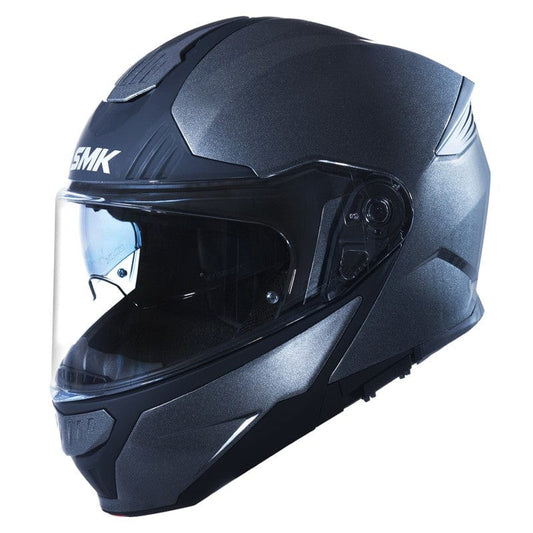 Casco moto SMK Modular Gullwing Antracita Brillo (GLDA600) - URA Moto