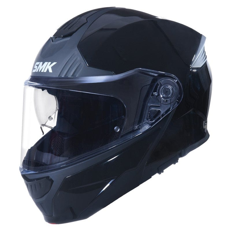 Casco moto SMK Modular Gullwing Negro Mate (MA200) - URA Moto