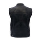Chaleco Piel West Coast Choppers OG Classic Negro - URA Moto