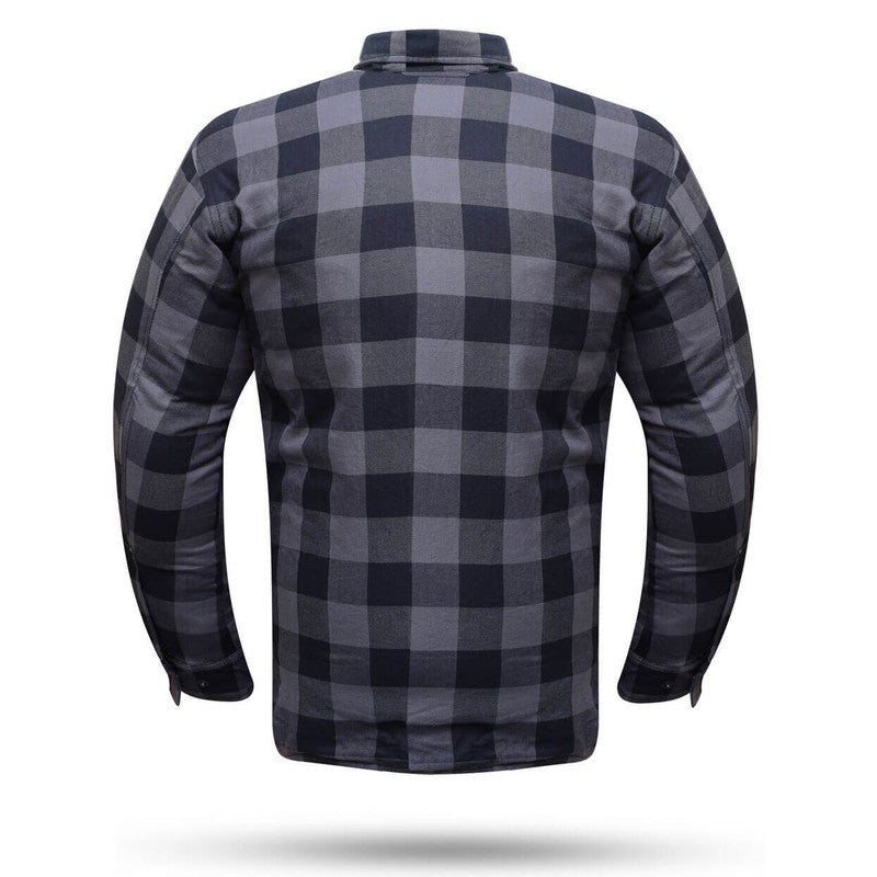 Chaqueta Camisa Moto Degend Bridge "Kevlar" Gris - URA Moto