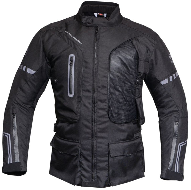 Chaqueta moto cordura Adventure 4S negra - URA Moto