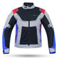 Chaqueta moto verano Degend Breeze Ice-Negro-Rojo-Azul - URA Moto